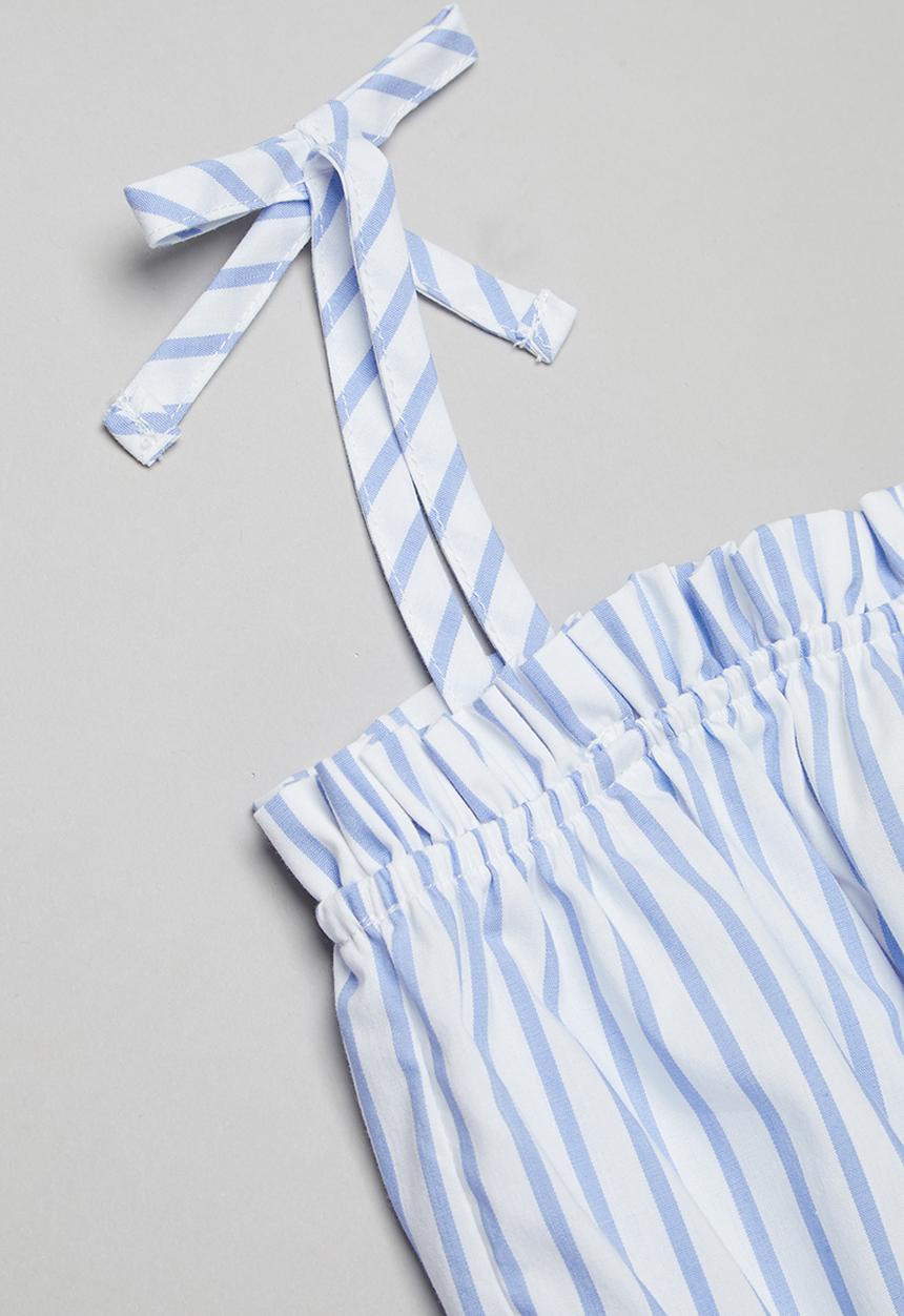 Superbalist Kids - A-line summer dress - blue & white 