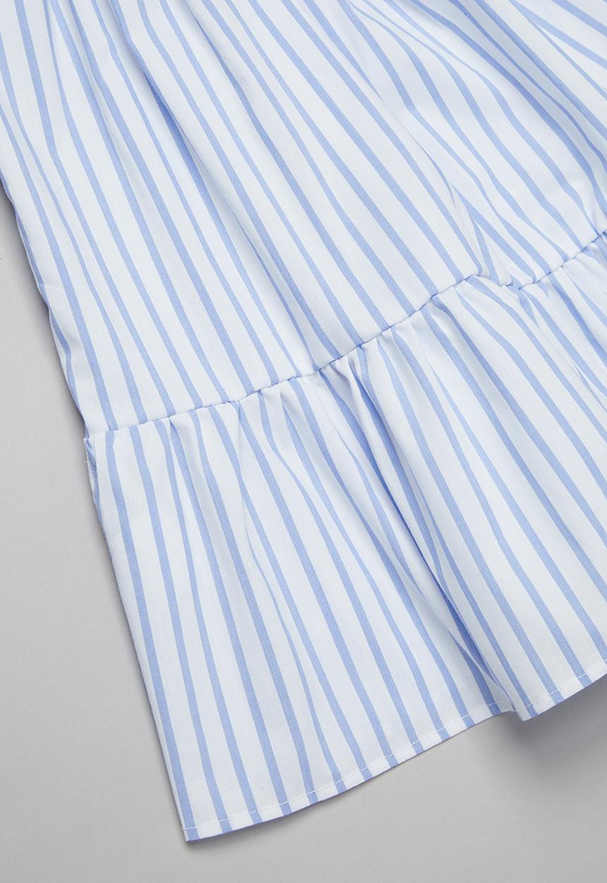 Superbalist Kids - A-line summer dress - blue & white 