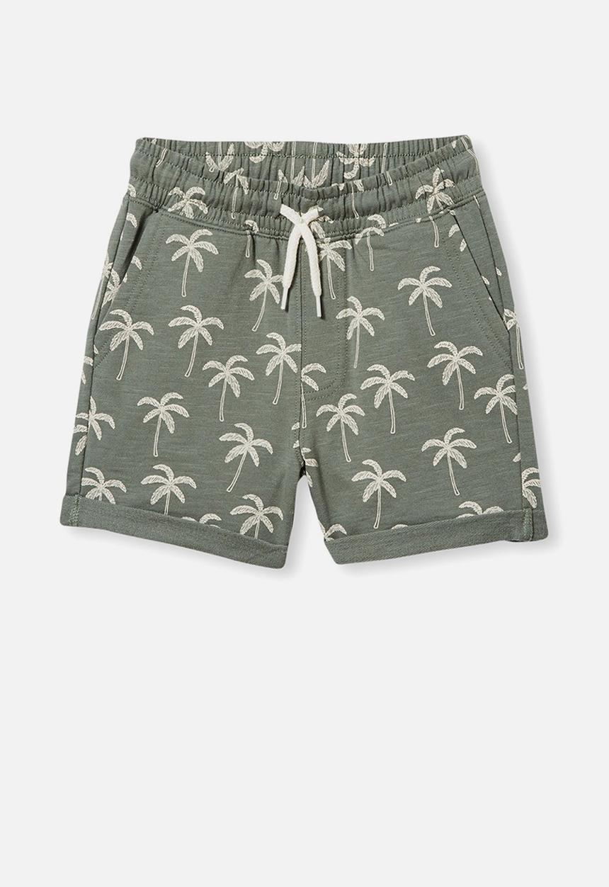 Cotton On - Henry slouch short 60/40 - swag green 