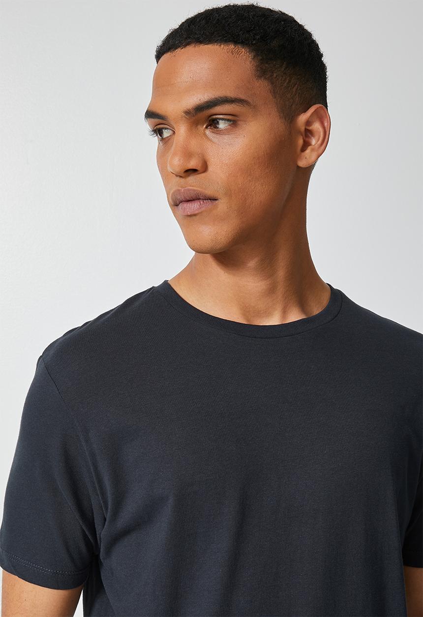 Superbalist - Nate crew neck tee - dark flint grey