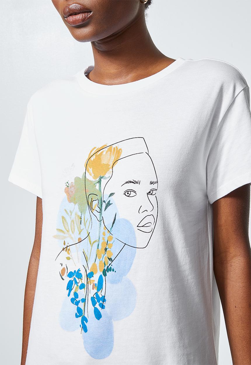 Superbalist - Printed tee - white