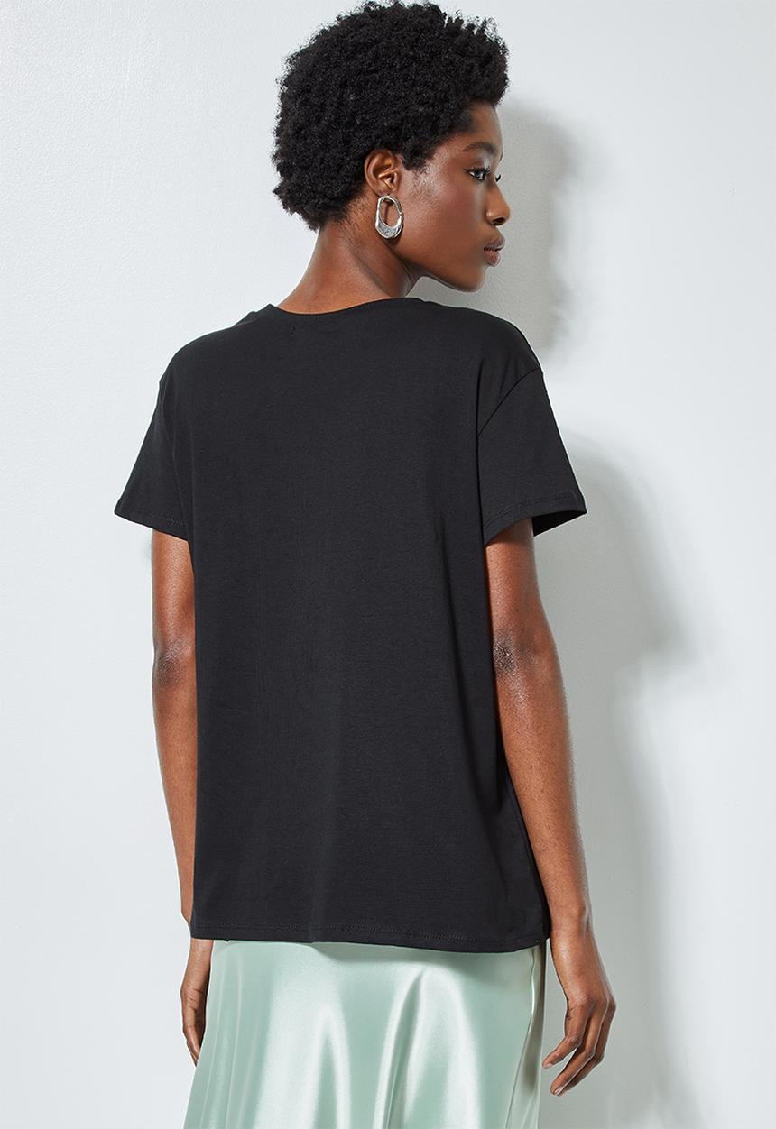 Superbalist - Printed tee - black
