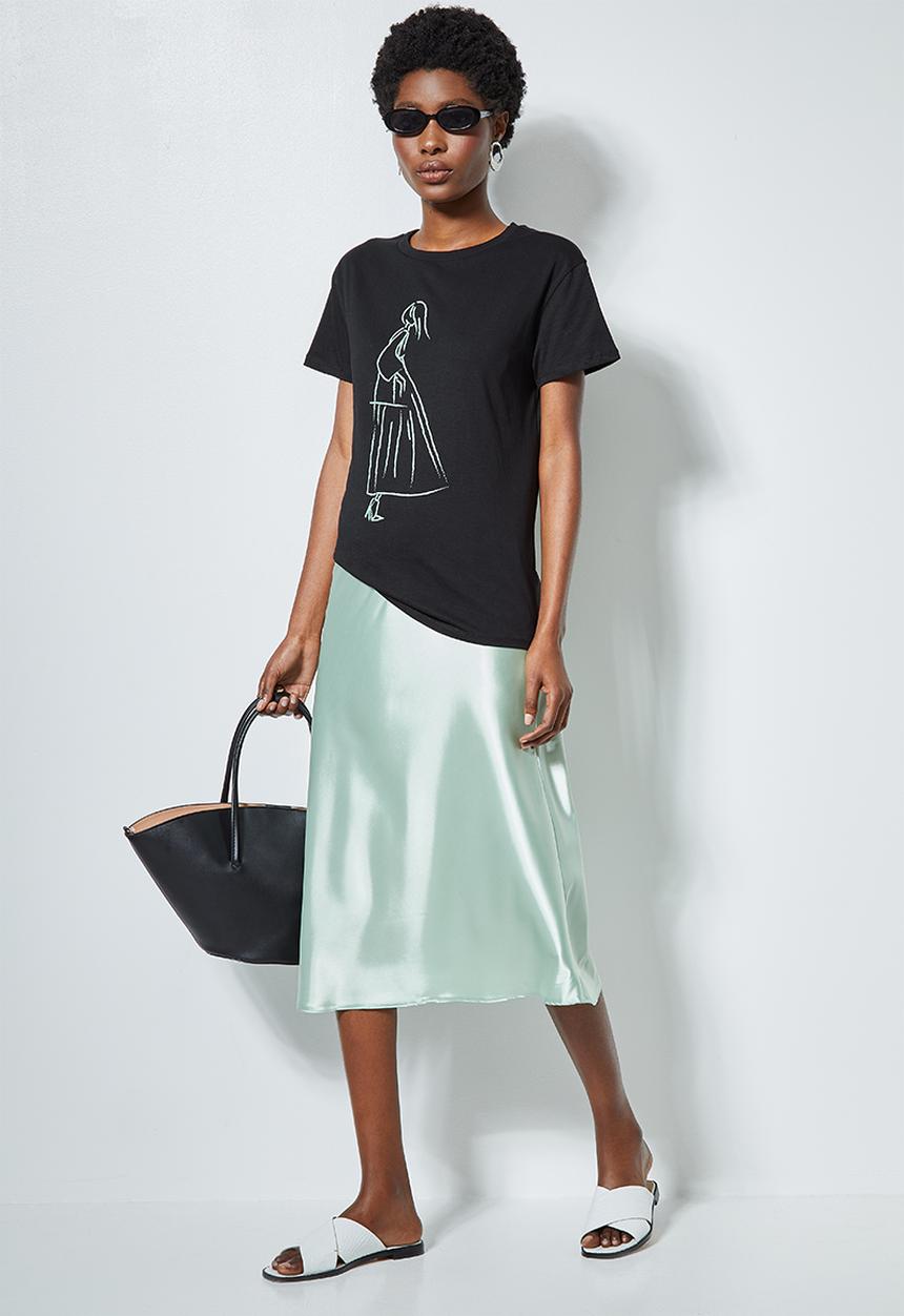 Superbalist - Printed tee - black
