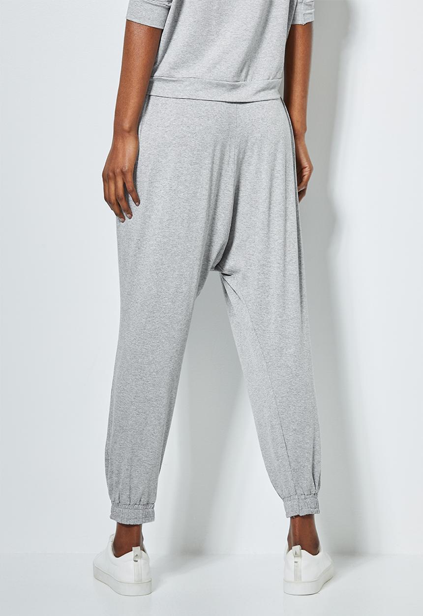 Superbalist - Knit drop crotch jogger - light grey 