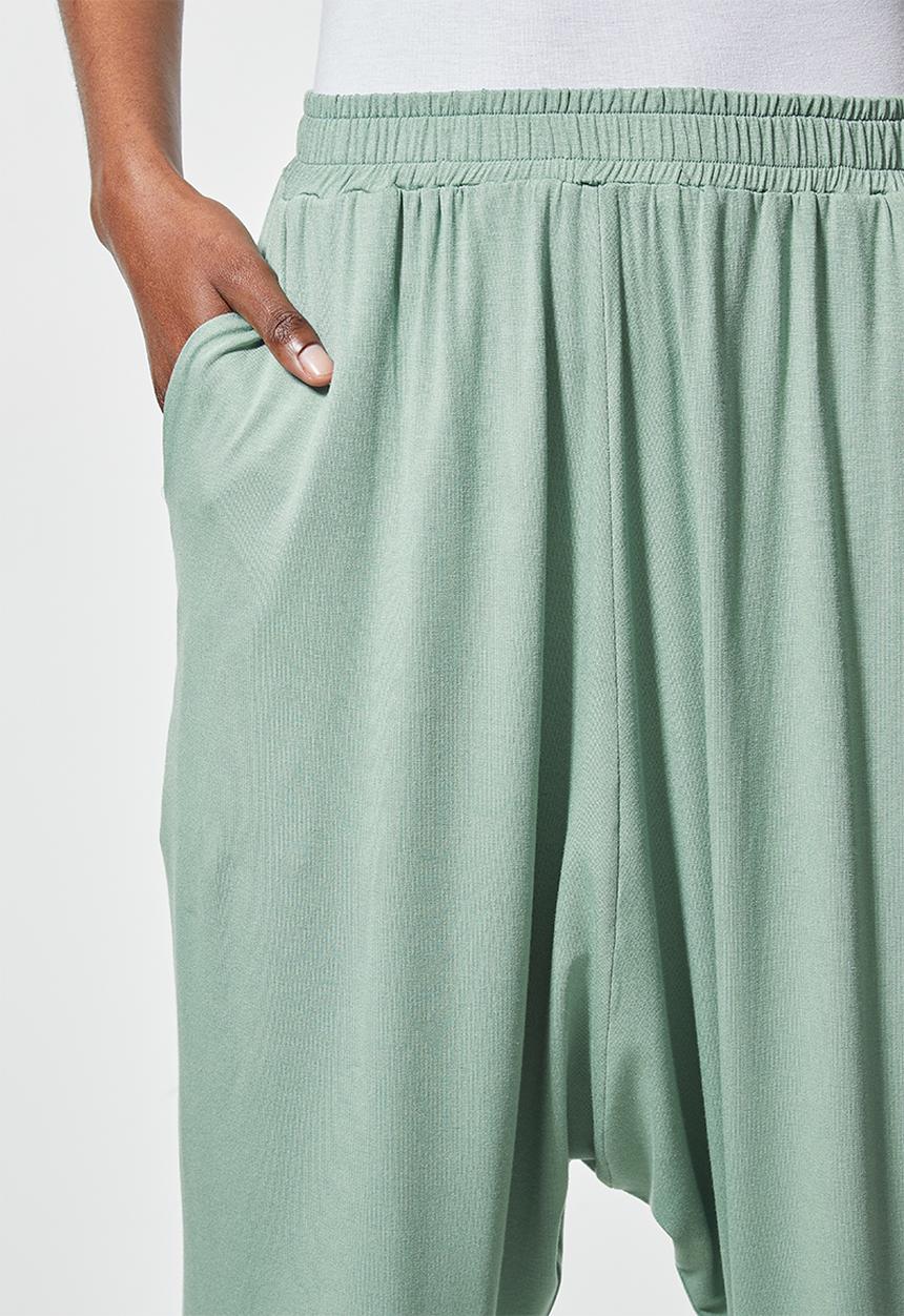 Superbalist - Knit drop crotch jogger - sage