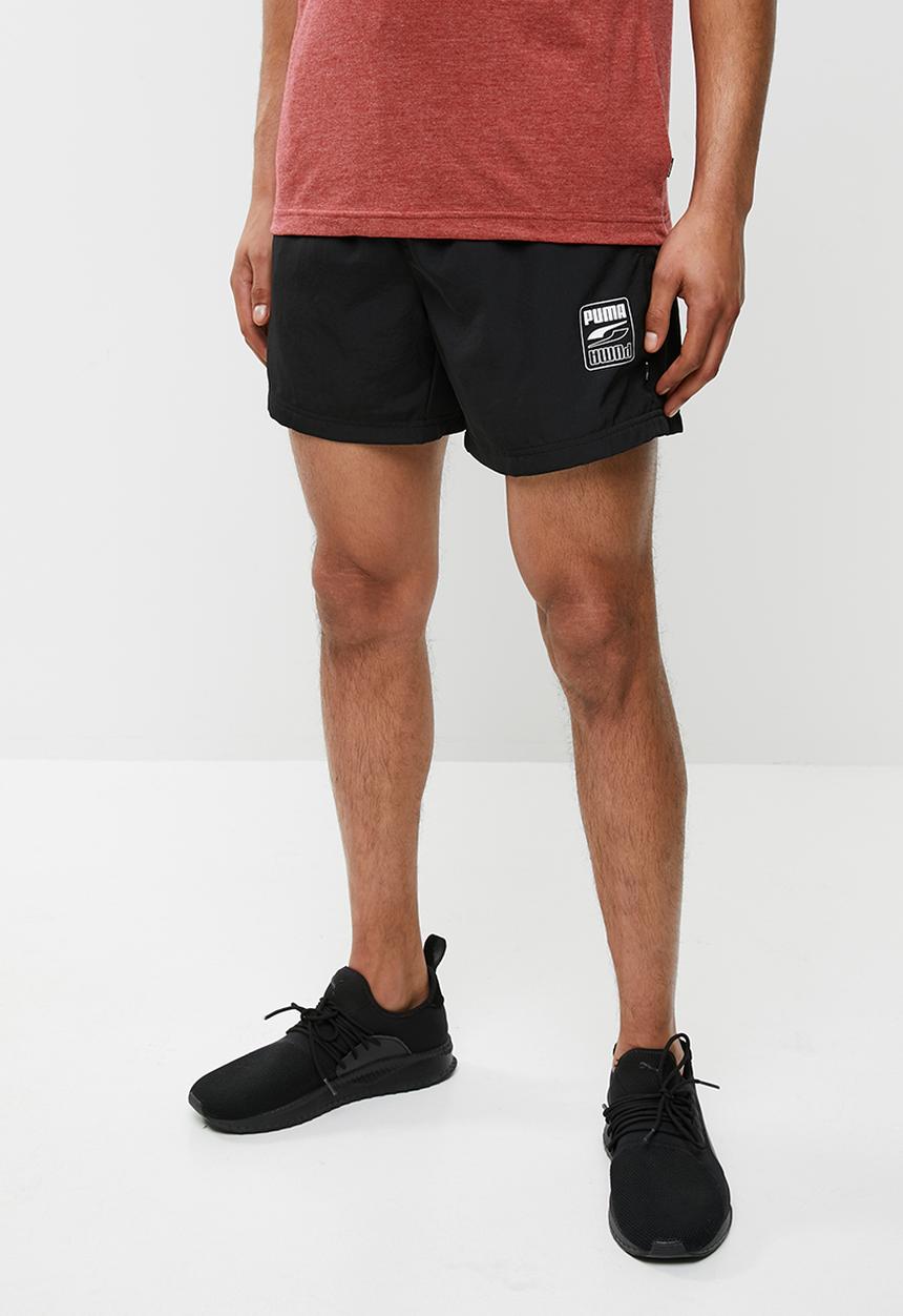 PUMA - Rebel casual woven shorts - puma black
