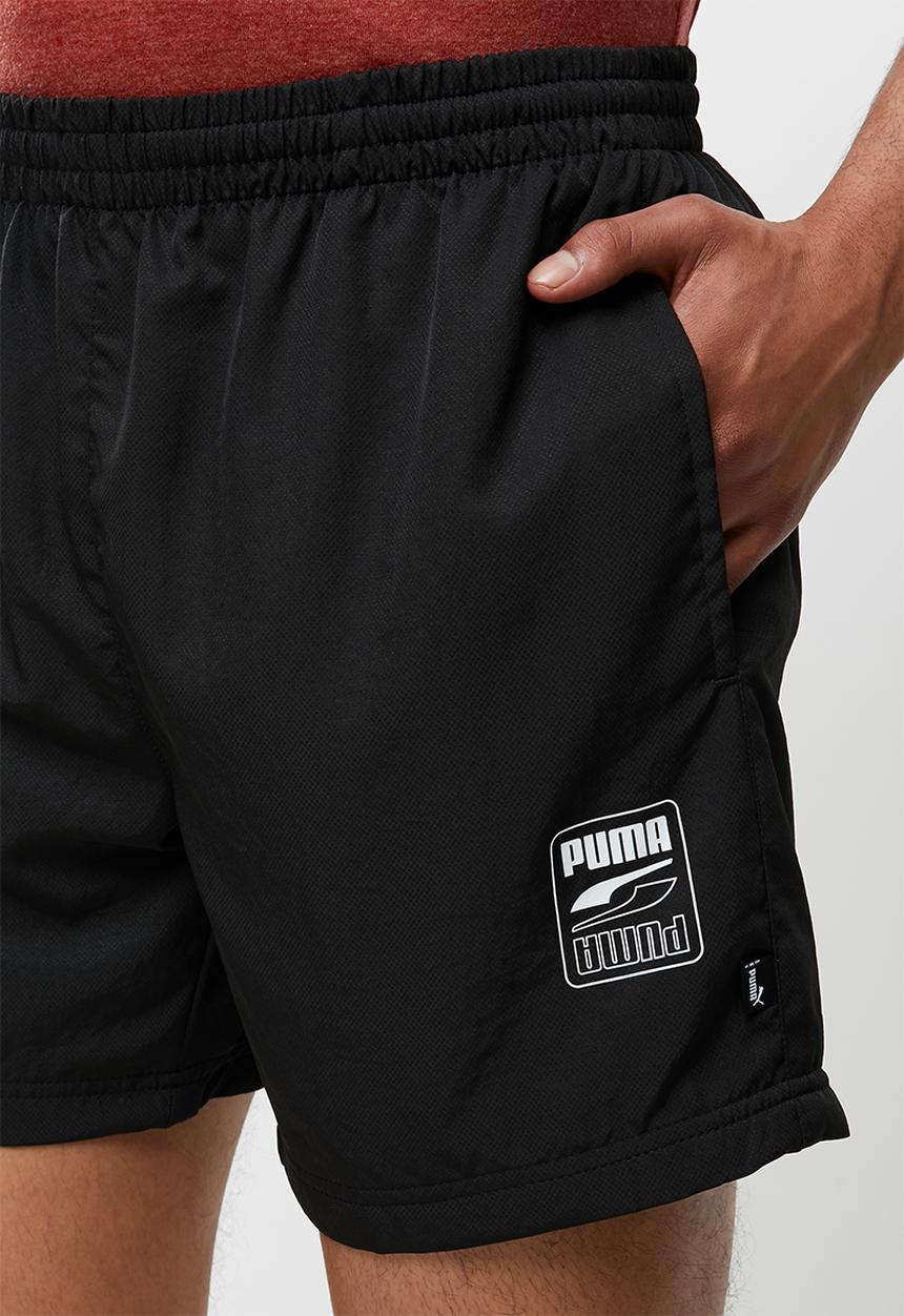 PUMA - Rebel casual woven shorts - puma black
