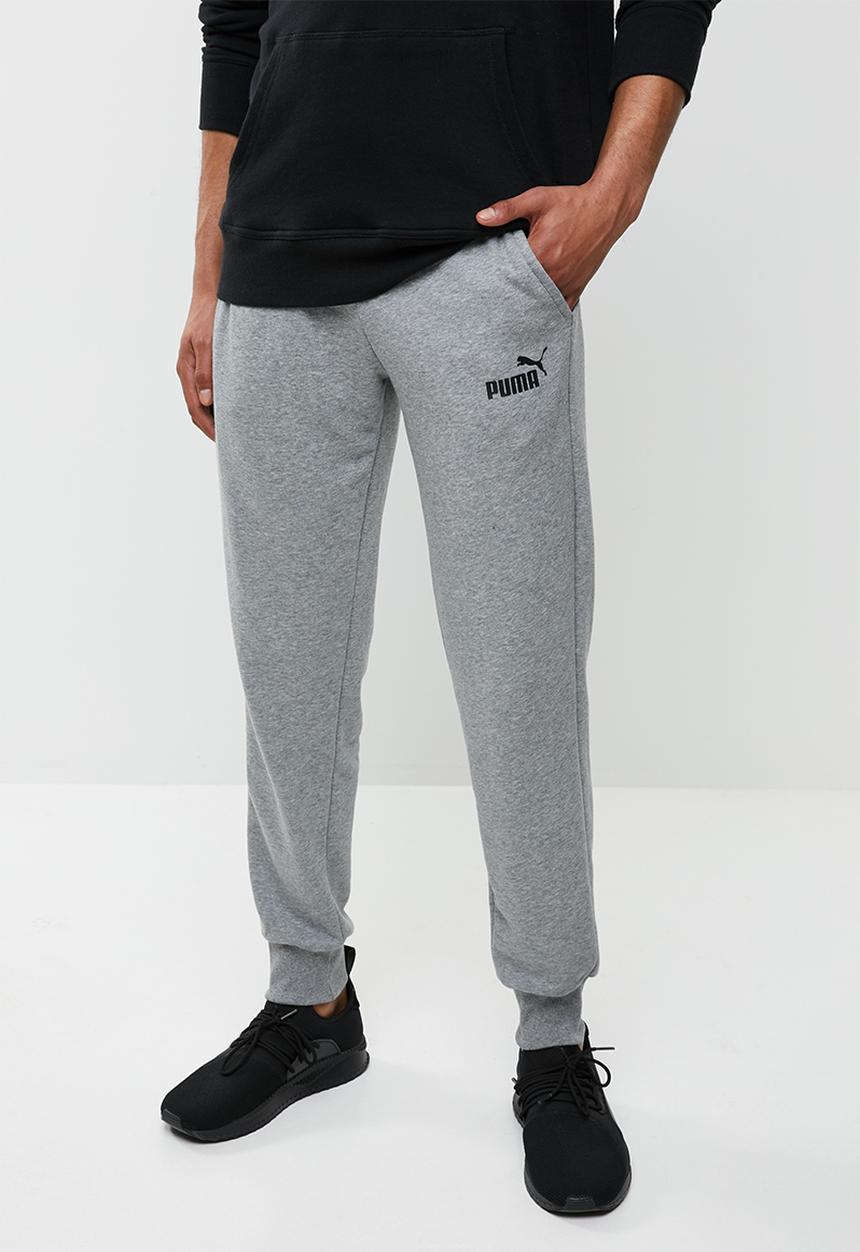 PUMA - Ess logo pants track pant - medium gray heather