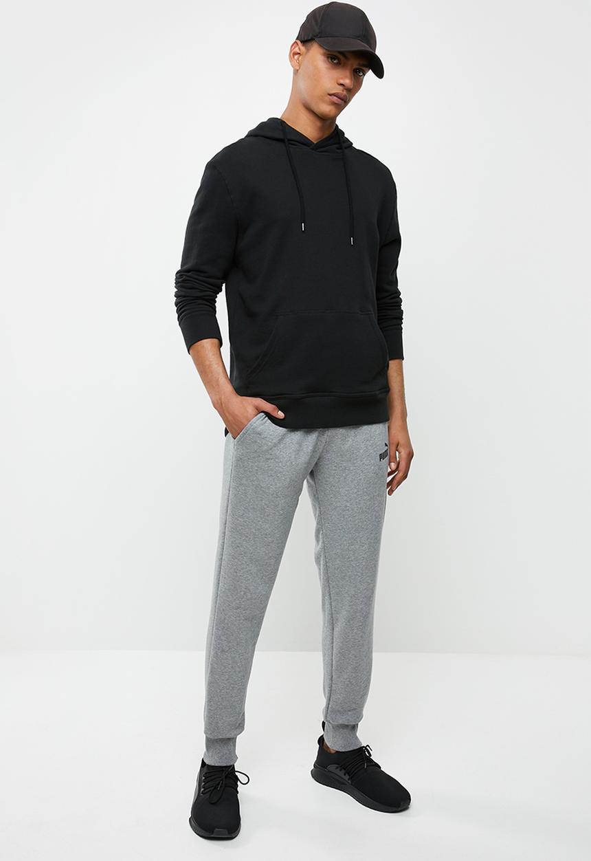 PUMA - Ess logo pants track pant - medium gray heather