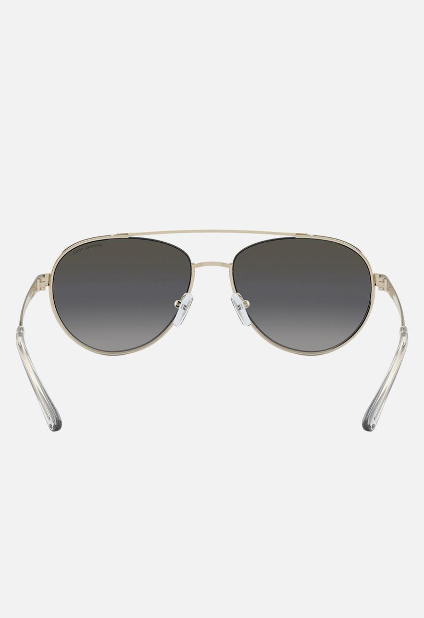 Michael Kors Eyewear - Aventura pilot sunglasses  - blue gradient mirror