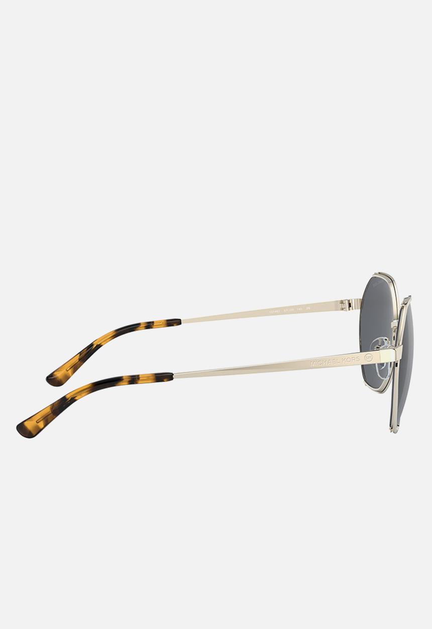 Michael Kors Eyewear - Porto irregular sunglasses  - navy solid