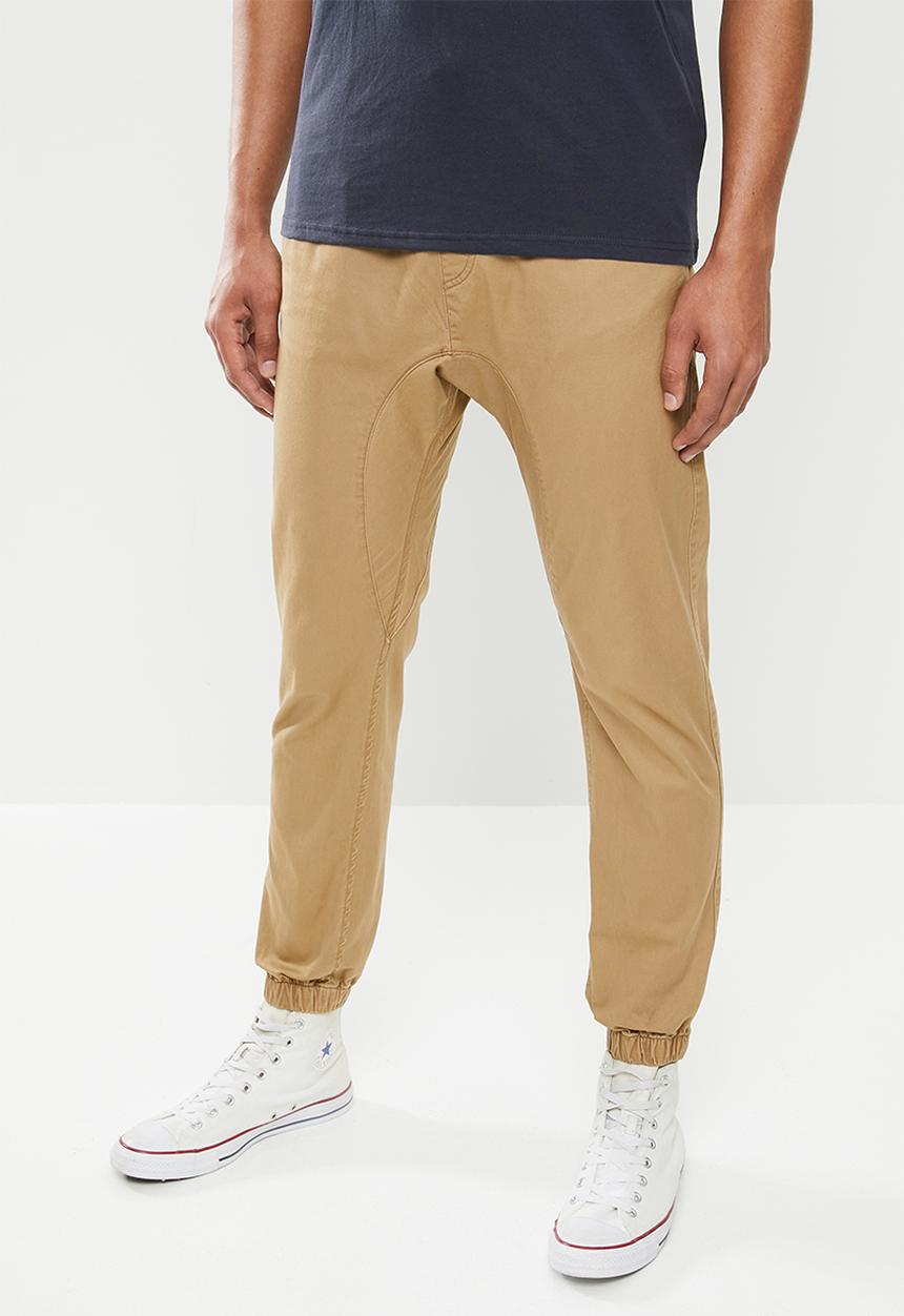 Cotton On - Drake cuffed pant - stone