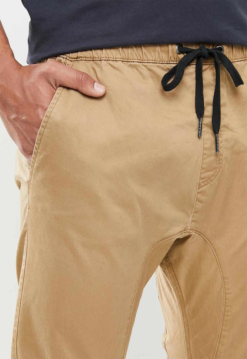 Cotton On - Drake cuffed pant - stone