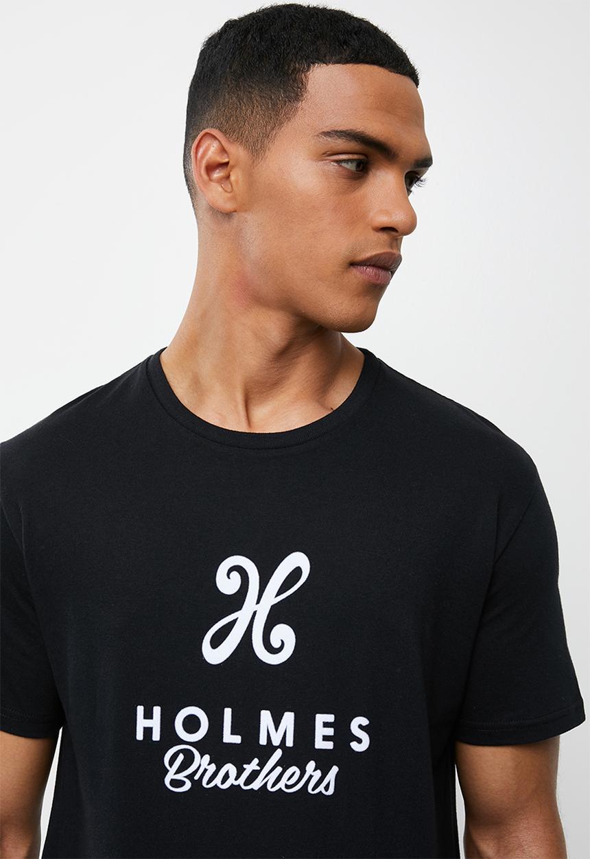 Holmes Bro's - Label tee - black