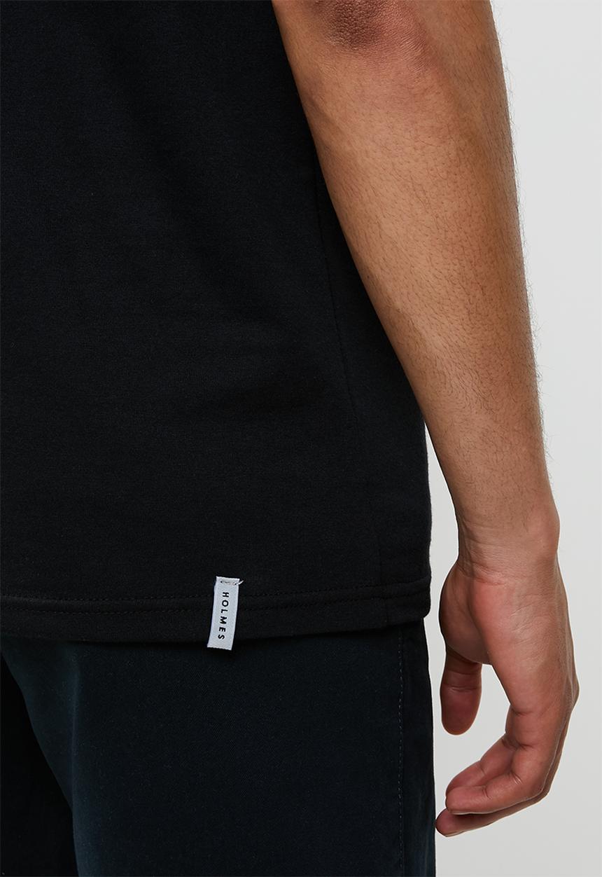 Holmes Bro's - Label tee - black