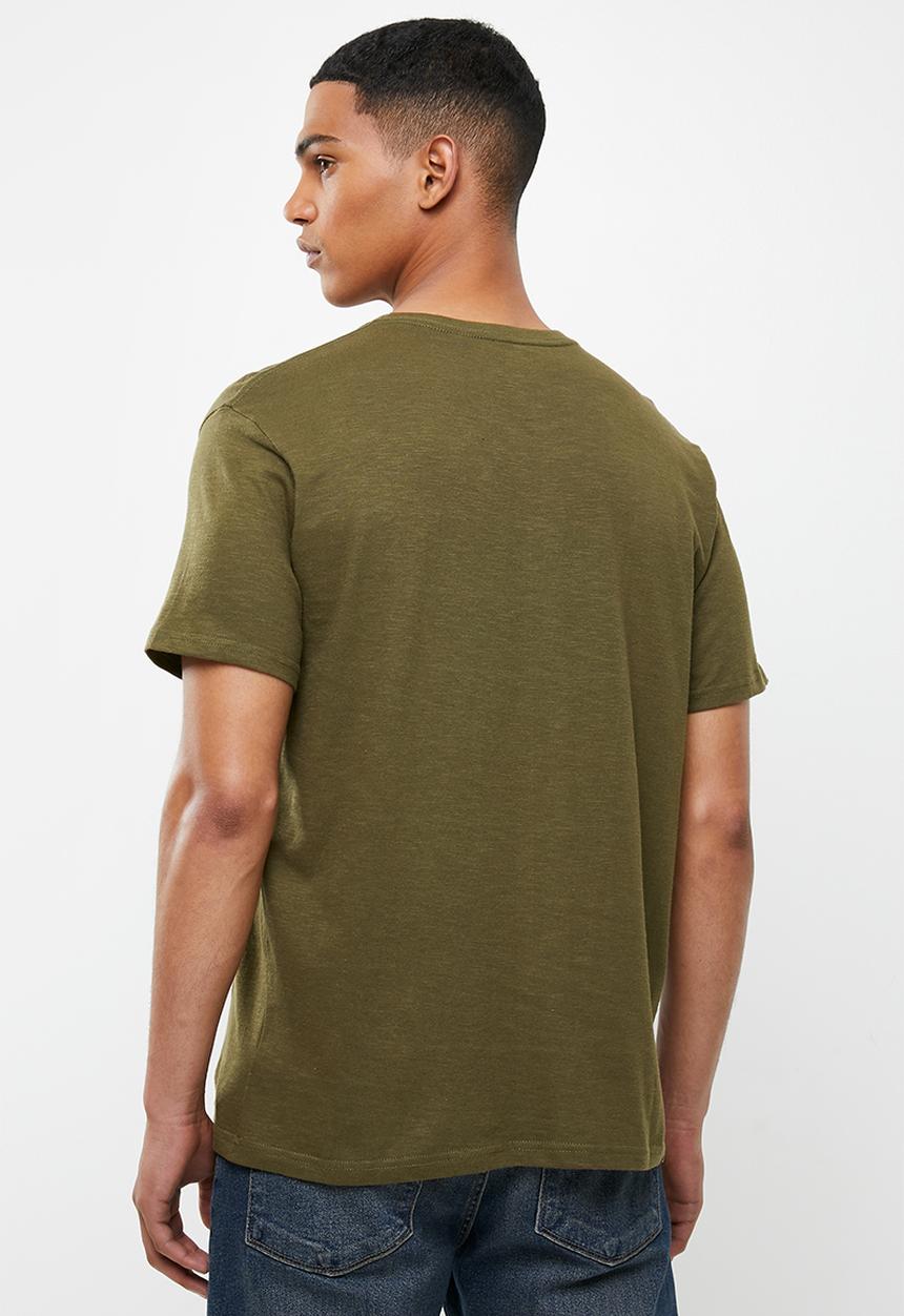 Holmes Bro's - Stringbok stamp - olive slub