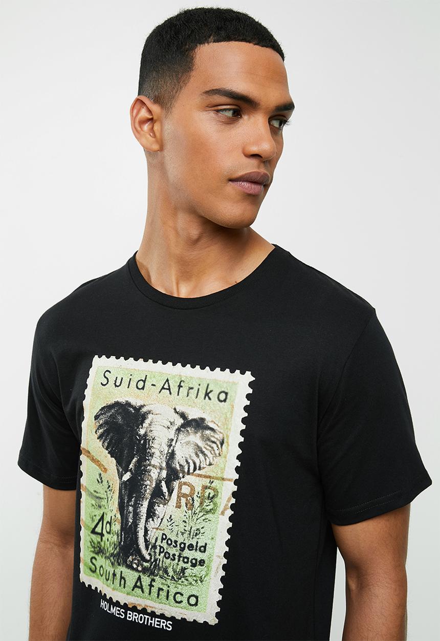 Holmes Bro's - Elephant stamp - black