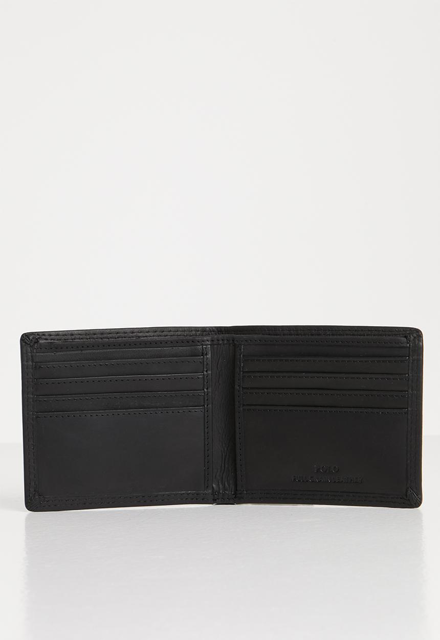 POLO - Tuscany leather credit card billfold - black