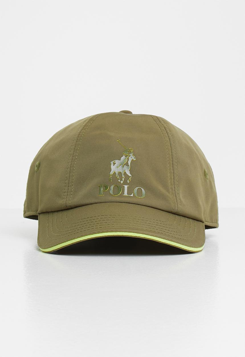 POLO - Mens aston contrast peep cap - green