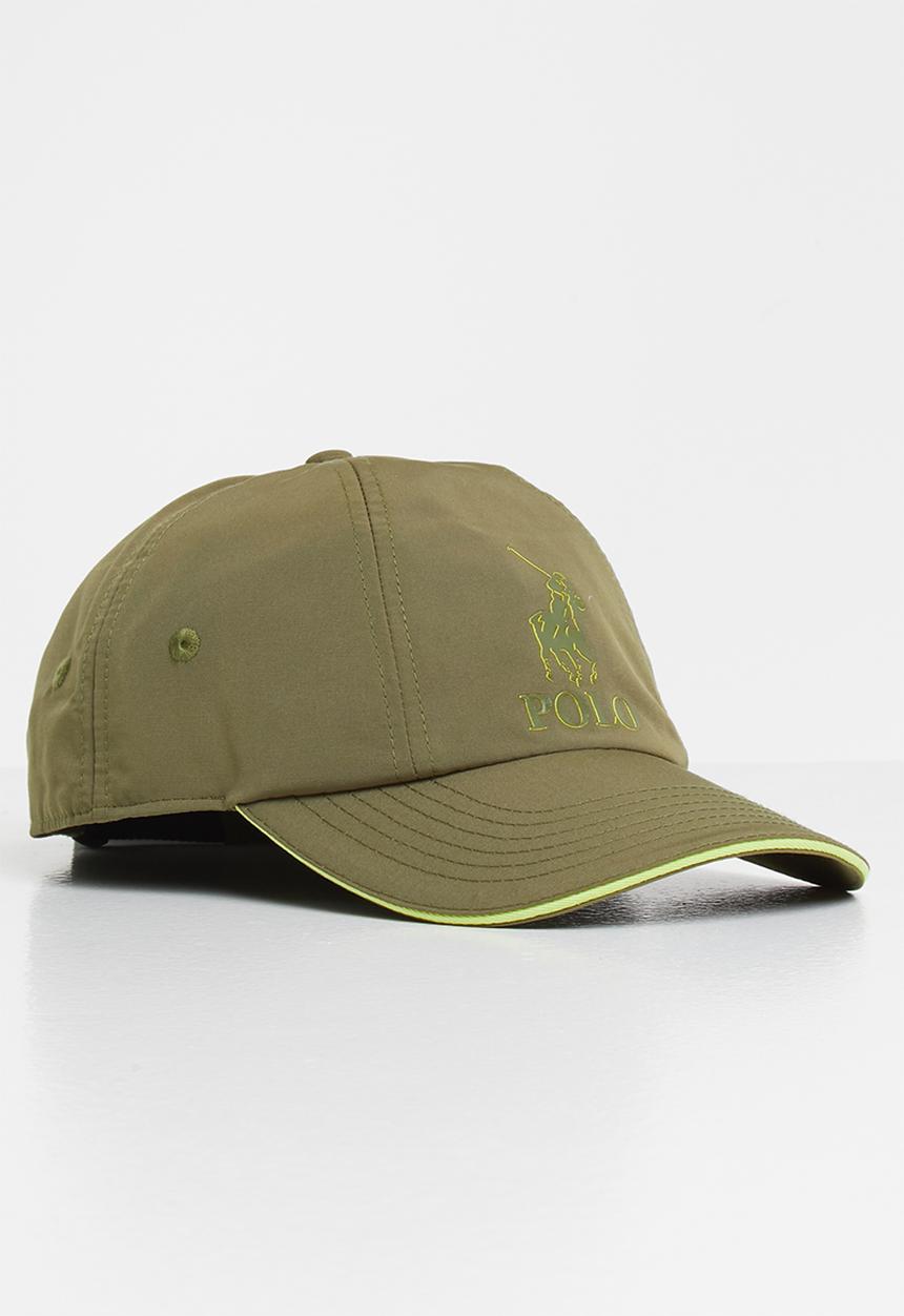 POLO - Mens aston contrast peep cap - green