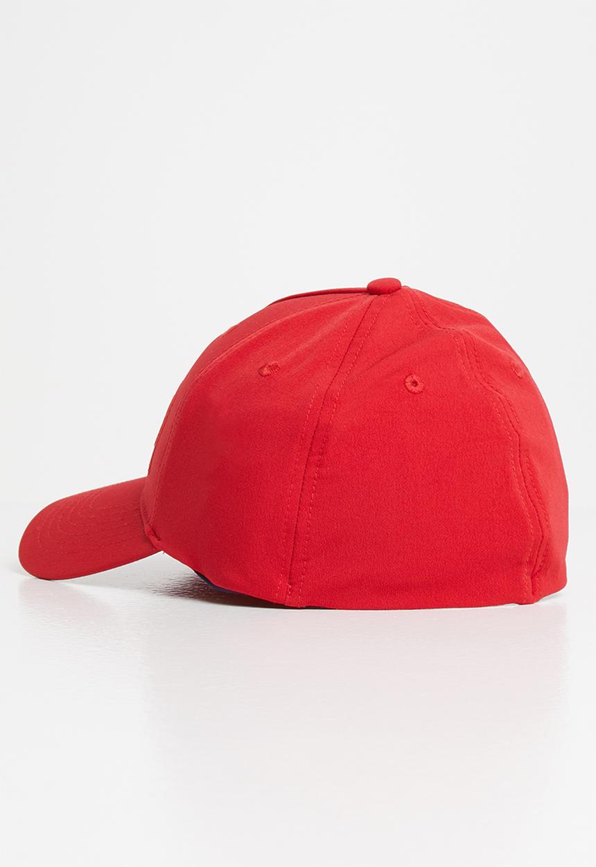 POLO - Mens andrew rubber branded tech cap - red