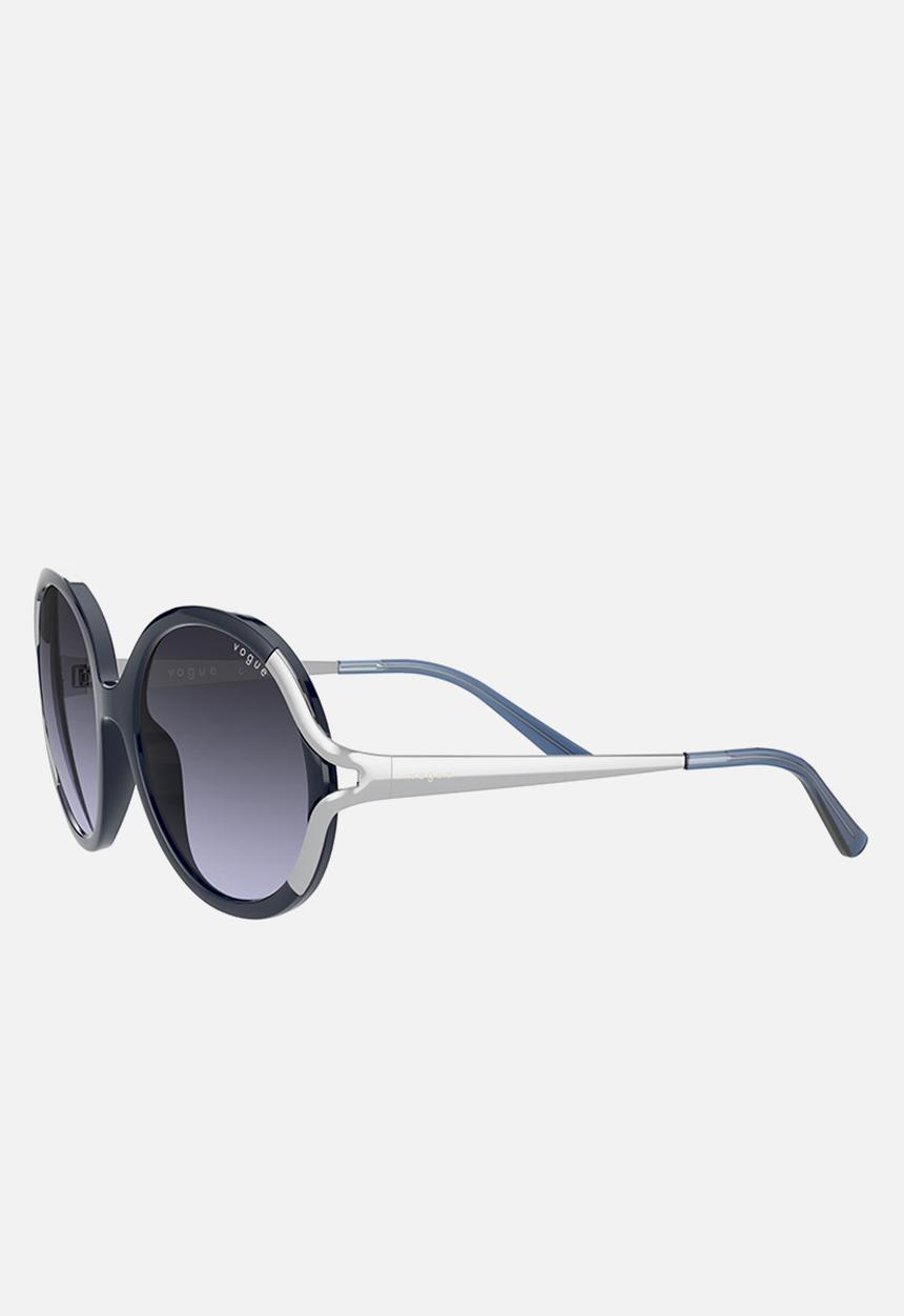 Vogue Eyewear - Vogue round sunglasses - violet gradient dark grey