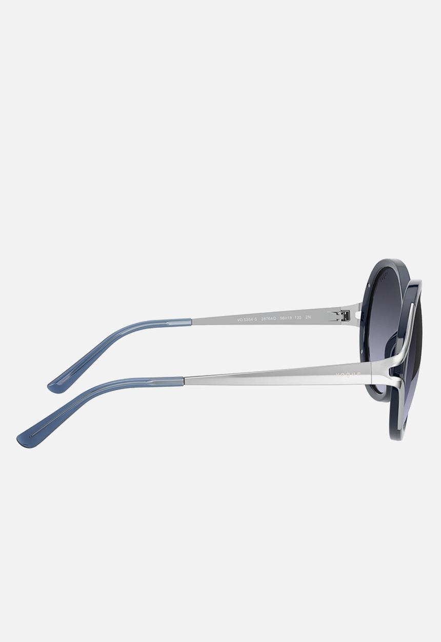 Vogue Eyewear - Vogue round sunglasses - violet gradient dark grey