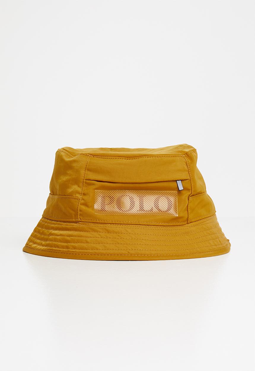 POLO - Mens hector crinckle bucket - mustard