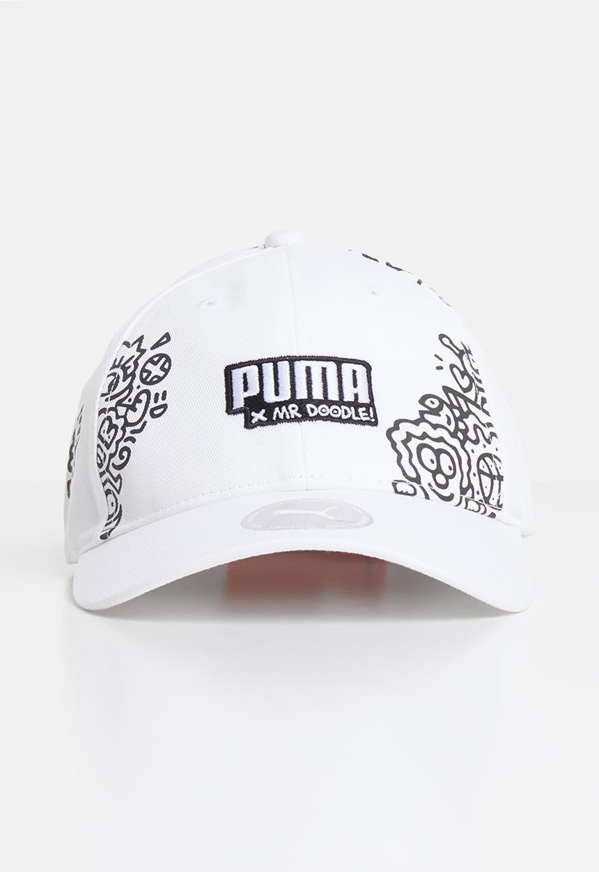 PUMA - Puma x mr doodle cap - black & white 