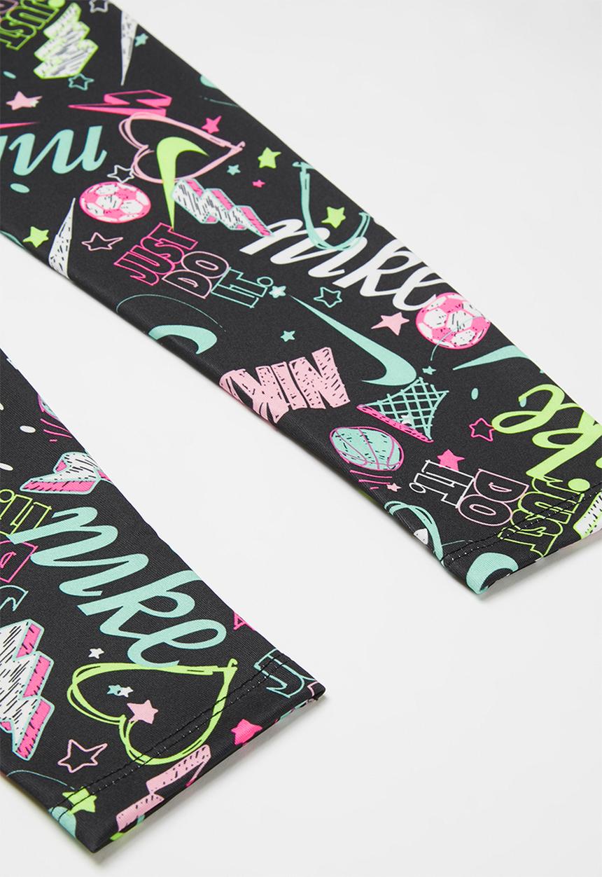 Nike - Nkg nsw scribble print legging - black