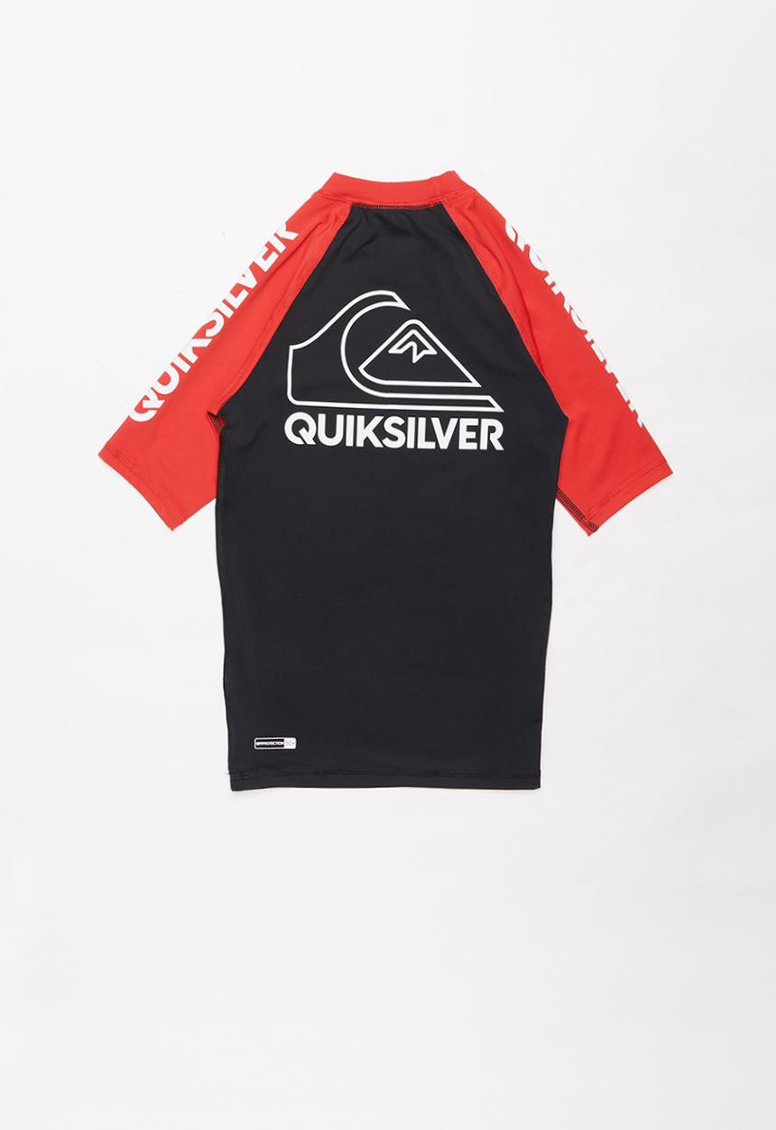 Quiksilver - On tour short sleeve youth eu - red & navy