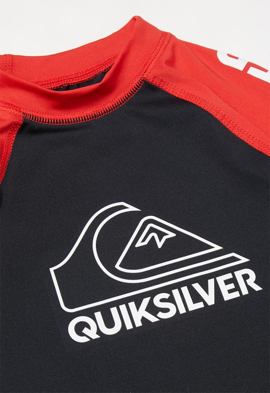 Quiksilver - On tour short sleeve youth eu - red & navy