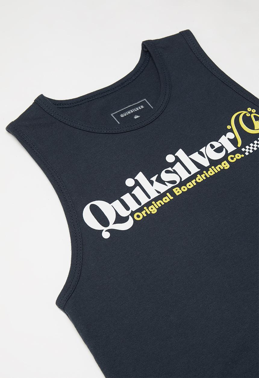 Quiksilver - Check yo self tank youth - navy