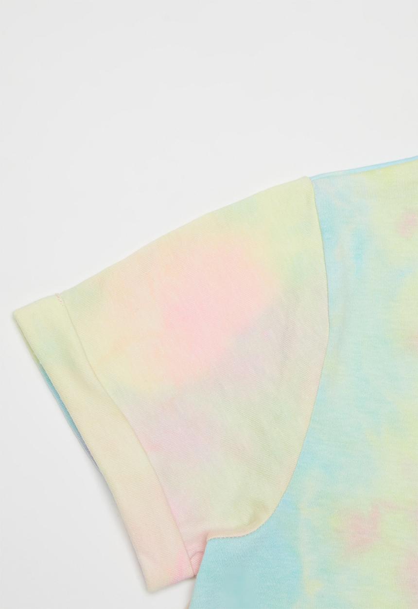 Free by Cotton On - Toni T-shirt dress - rainbow tie dye