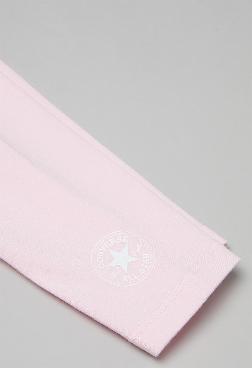 Converse - Cnvg girl flutter legging set - white & pink
