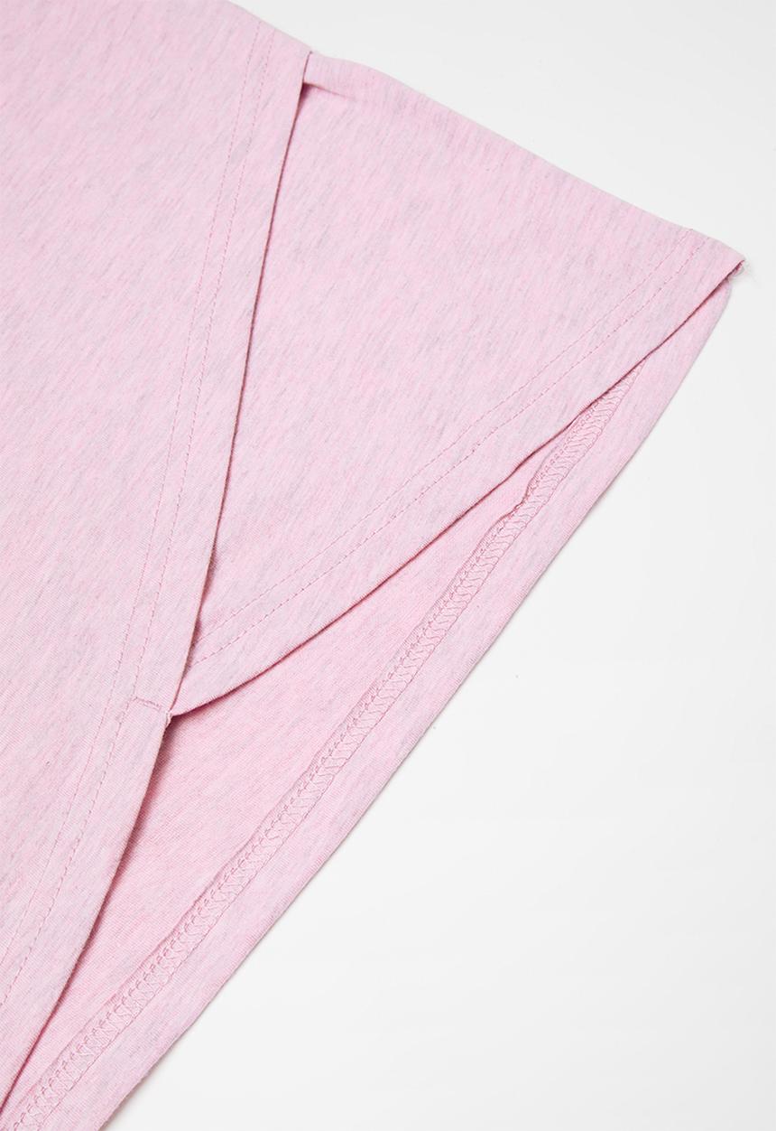 Converse - Cnvg ovrdye chck patch boxy tee - pink
