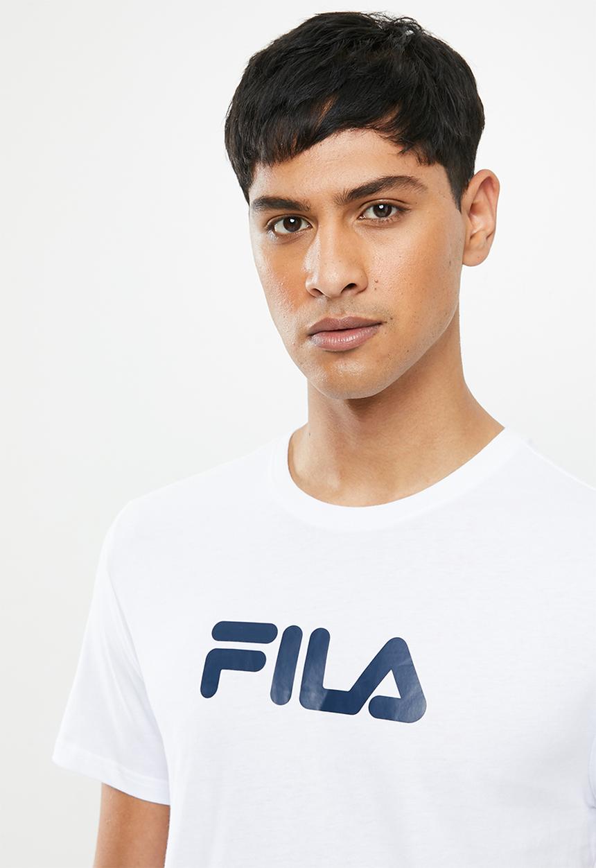 FILA - Mono deckle T-shirt - white