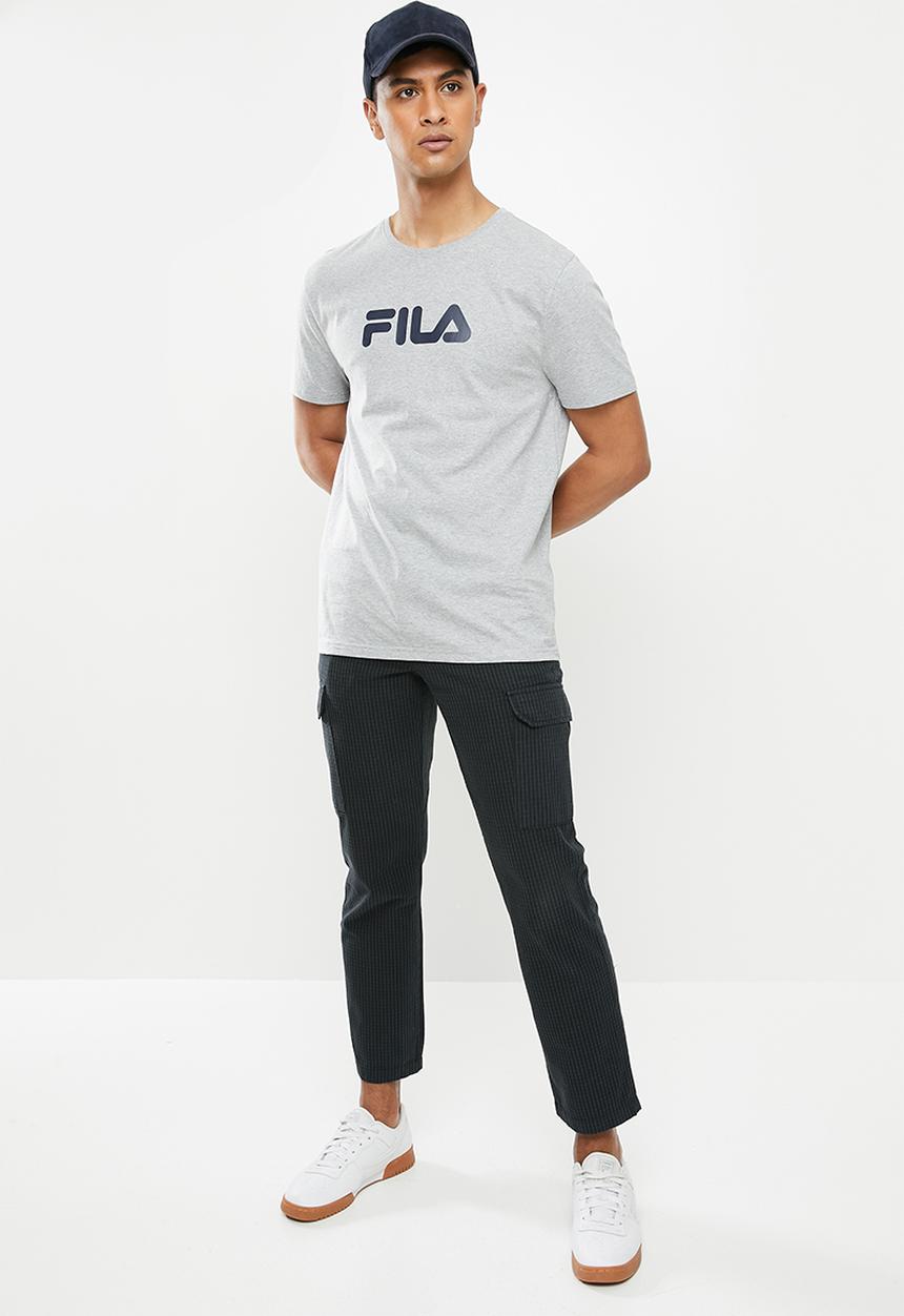 FILA - Mono deckle T-shirt - grey