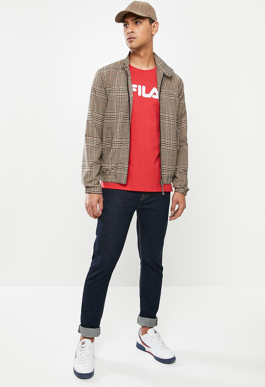 FILA - Mono deckle T-shirt - red
