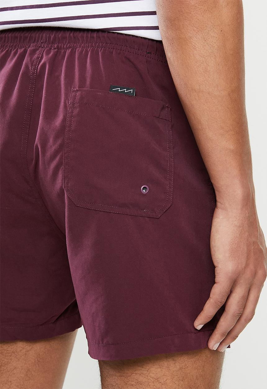 Factorie - Resort short - burgundy