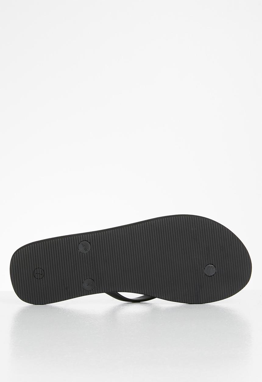 POLO - Olivia plain flip flop - black
