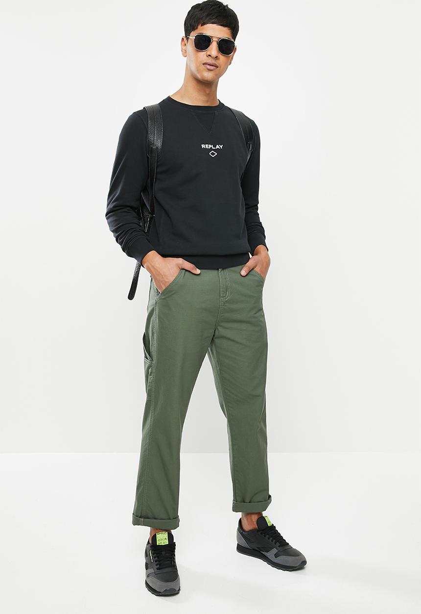 Replay - Replay crew sweat-black