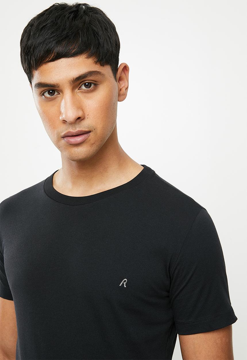 Replay - Basic jersey 30/1 tee - black