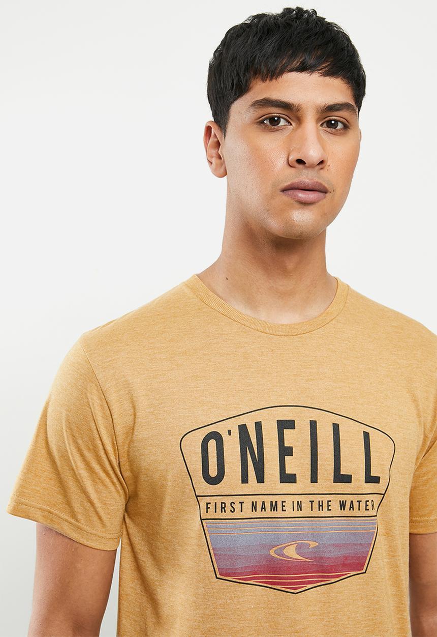 O'Neill - Backwash short sleeve tee - camel