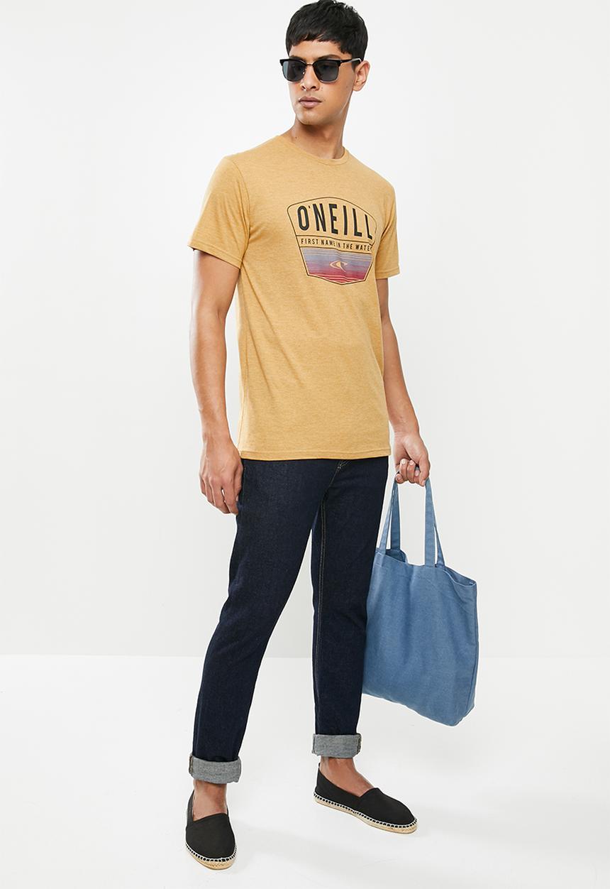 O'Neill - Backwash short sleeve tee - camel