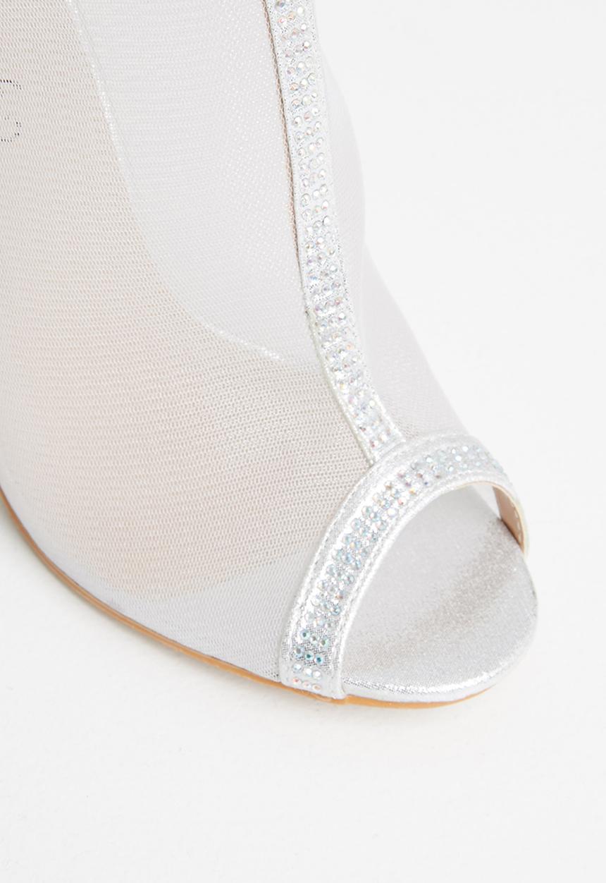 Miss Black - Fernanda heel - silver