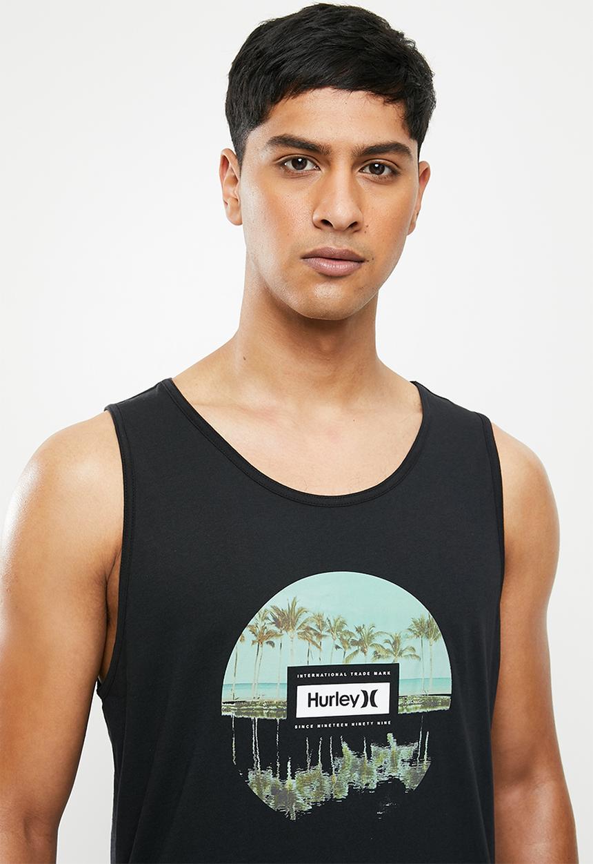 Hurley - M prm tropic reflection tank - black