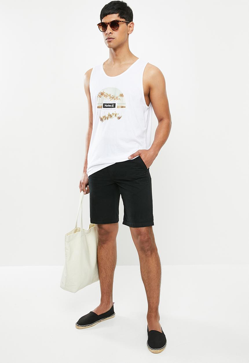 Hurley - M prm tropic reflection tank - white