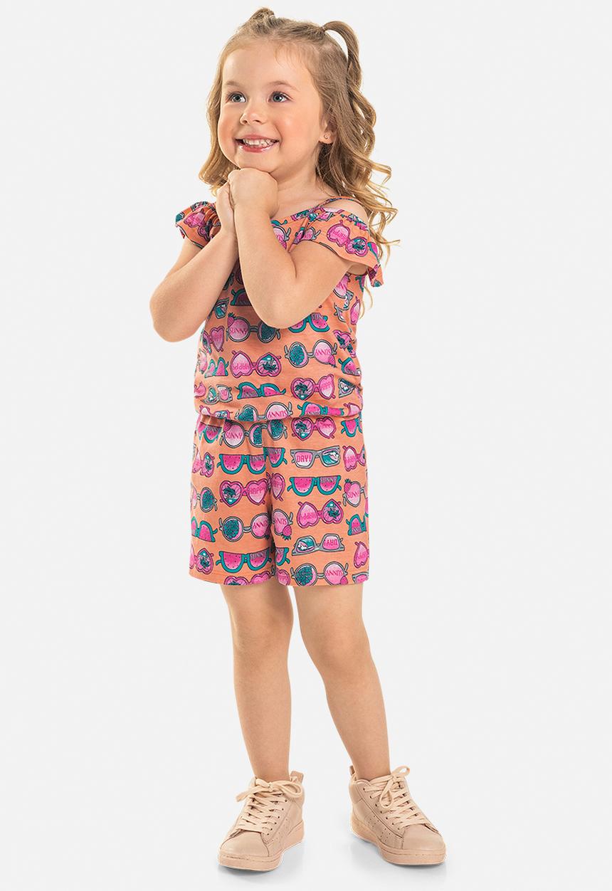 Bee Loop - Watermelon playsuit - multi 
