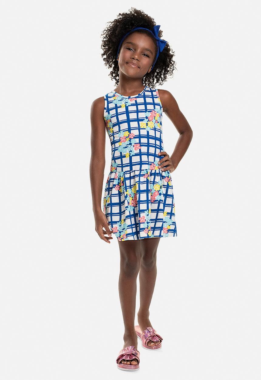Bee Loop - Girls check dress - multi 
